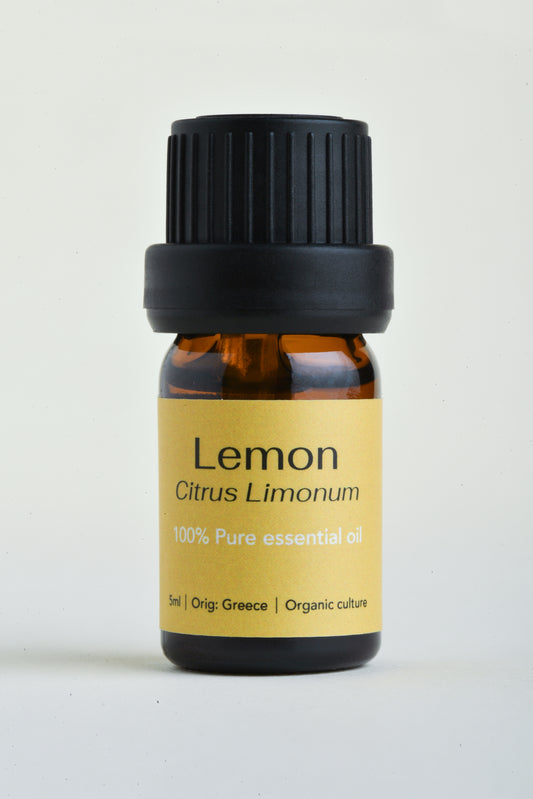 Lemon essential oil (Citrus limon)